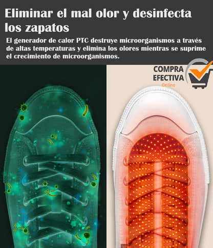 SECADOR DE ZAPATOS + OBSEQUIO (SOPORTE SANDALIAS)