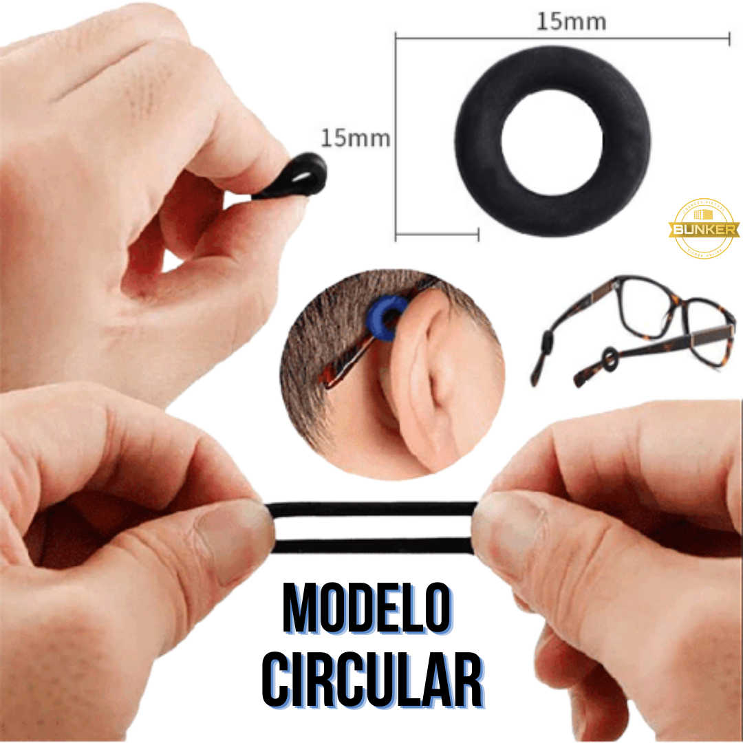 Retenedores de Gafas Anti-deslizantes (X4 PARES)